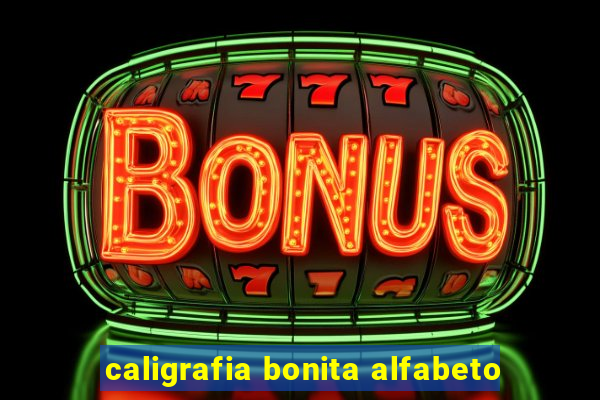 caligrafia bonita alfabeto